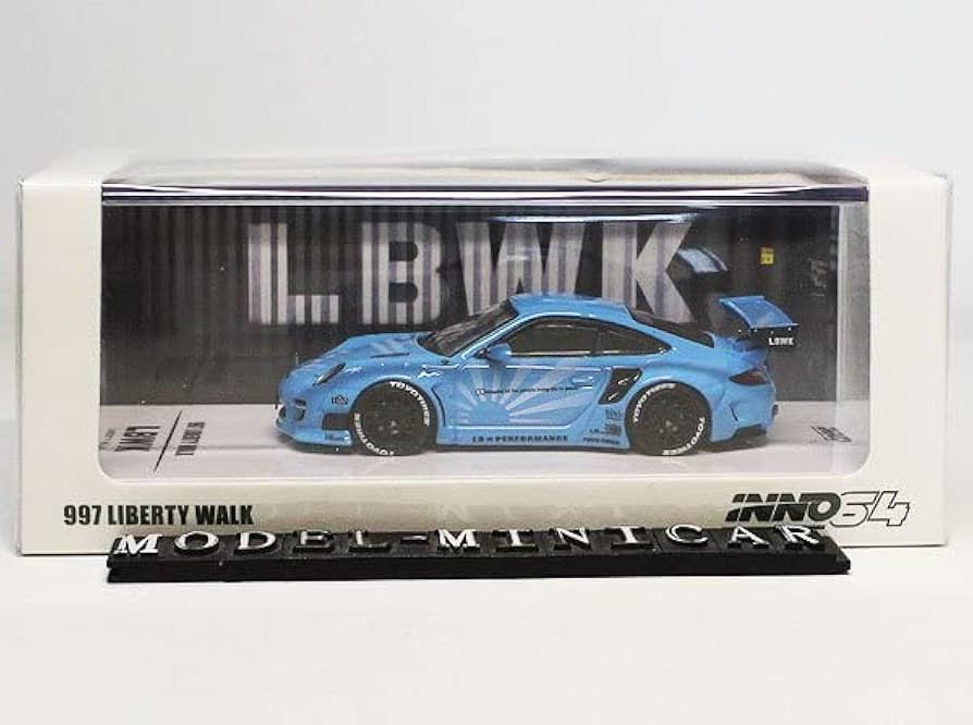Amazon | △超希少！Blue！限定品！INNO 1/64 ミニカー Porsche